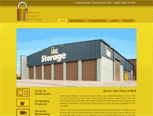 Tablet Screenshot of islandstorage.com.au