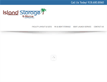 Tablet Screenshot of islandstorage.net